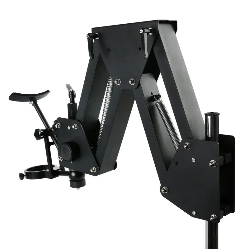 

76 мм универсальная пружинная подставка для ювелирных изделий с регулируемым направлением, рабочая подставка для микроскопа для проверки стереомикроскопа