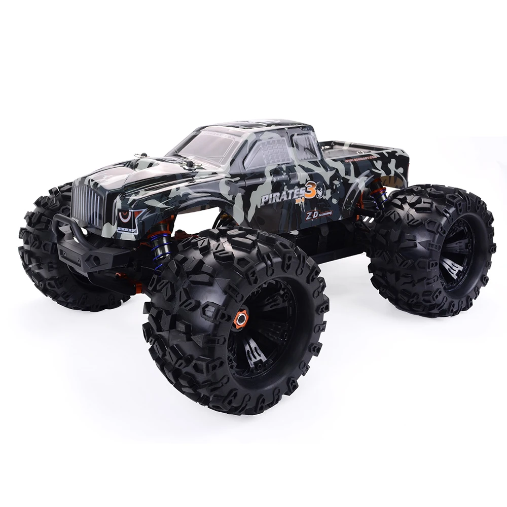 ZD Racing 9116-V4 MT8 Pirates3 3S 2.4G 4WD 1/8 RTR MONSTER Truck Buggy Off-road Truggy Vehicle 80-90km/h 400m Distance RC Car