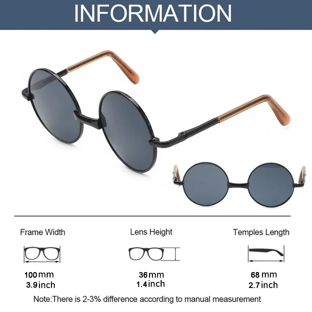 Gafas redondas para muñecas – Accesorio decorativo infantil - imagen 5