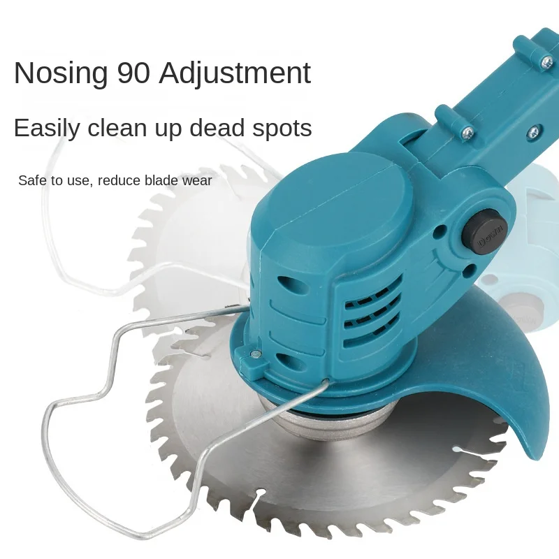 Wholesale Cross-Border 21V Lithium Battery Electric Lawn Mower Portable 125cc Engine Household Multifunctional Industrial Stock