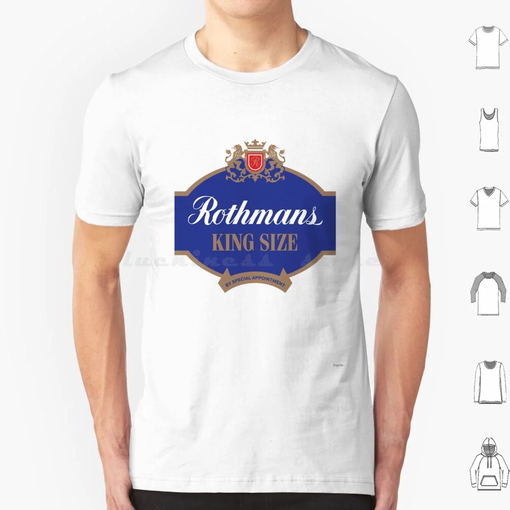 Rothmans King Size Cigarettes Logo T Shirt 6xl Cotton Cool Tee Cigarettes Smokes Pack Of Squares Mods Ska Boy Rude Boy English