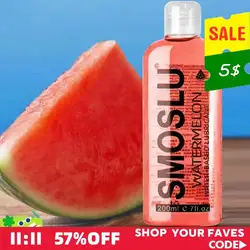 Watermelon Orange lubricants Anal Lubricant for Session 200ml More fruit Water-based lube oil Gay Lubricsate anal Sex Toys