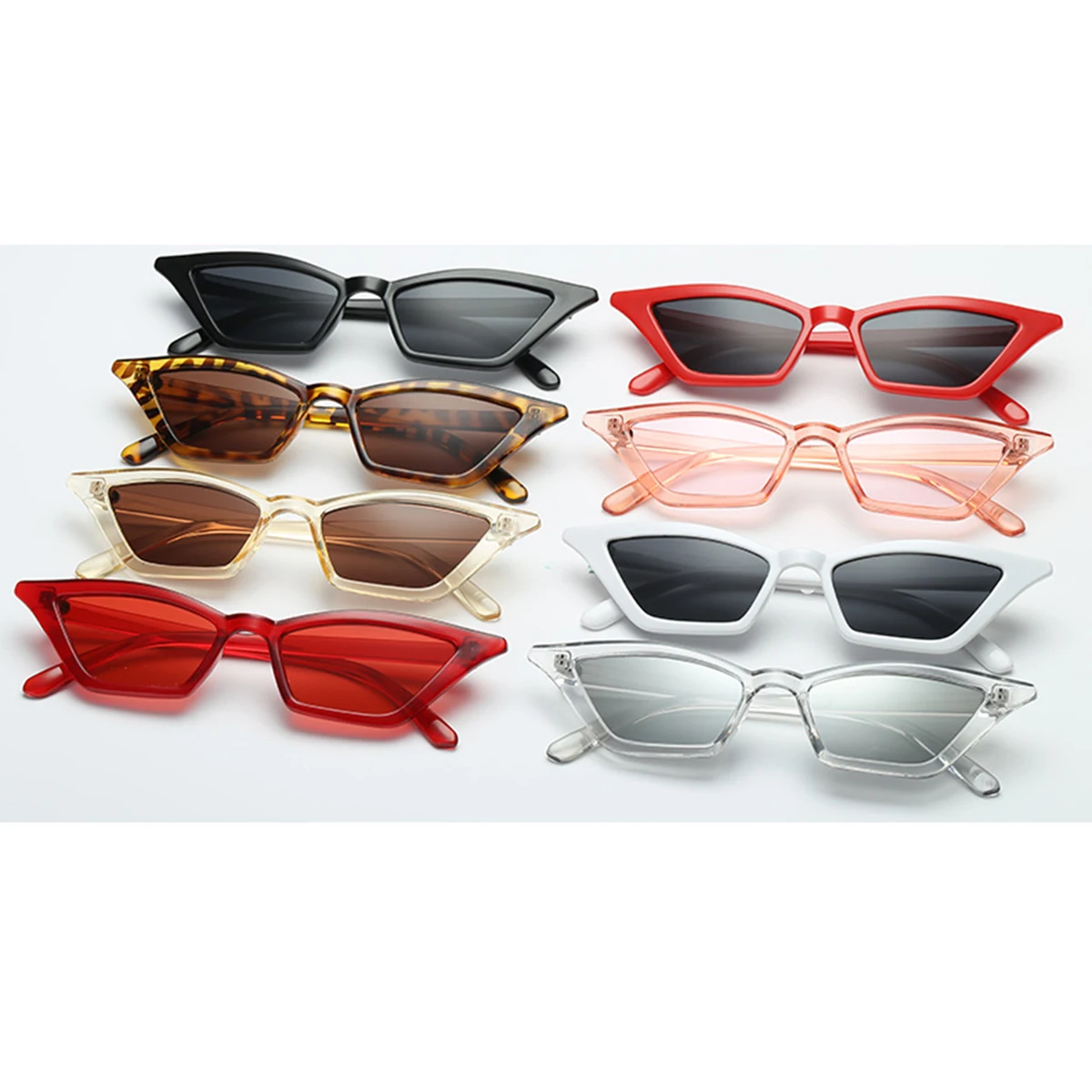 

Cat Eye Sunglasses Women Black Vintage Stylish Colorful Eyewear 2023 Lightweight UV Protection Outdoor Beach Gifts