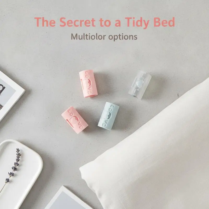 BedSheet Clips Plastic Slip-Resistant Clamp Quilt Bed Cover Grippers Fasteners