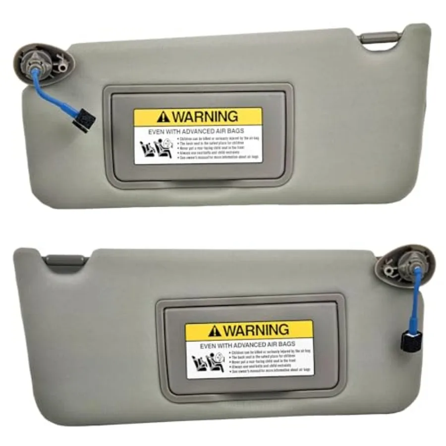 

83280TA5A51ZA Left Driver and Right Passenger Side Sun Visor for Honda Accord 2008-2017 Left and Right Side Sun Visor with Ligh