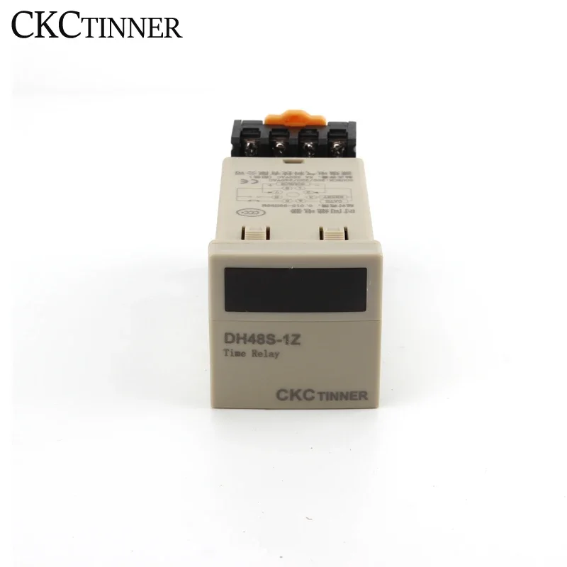 DH48S-1Z Digital LED Programmable Timer Time Relay Switch with Socket Base 12V 24V 220V 380V Delay Timer 0.01S-99H99M