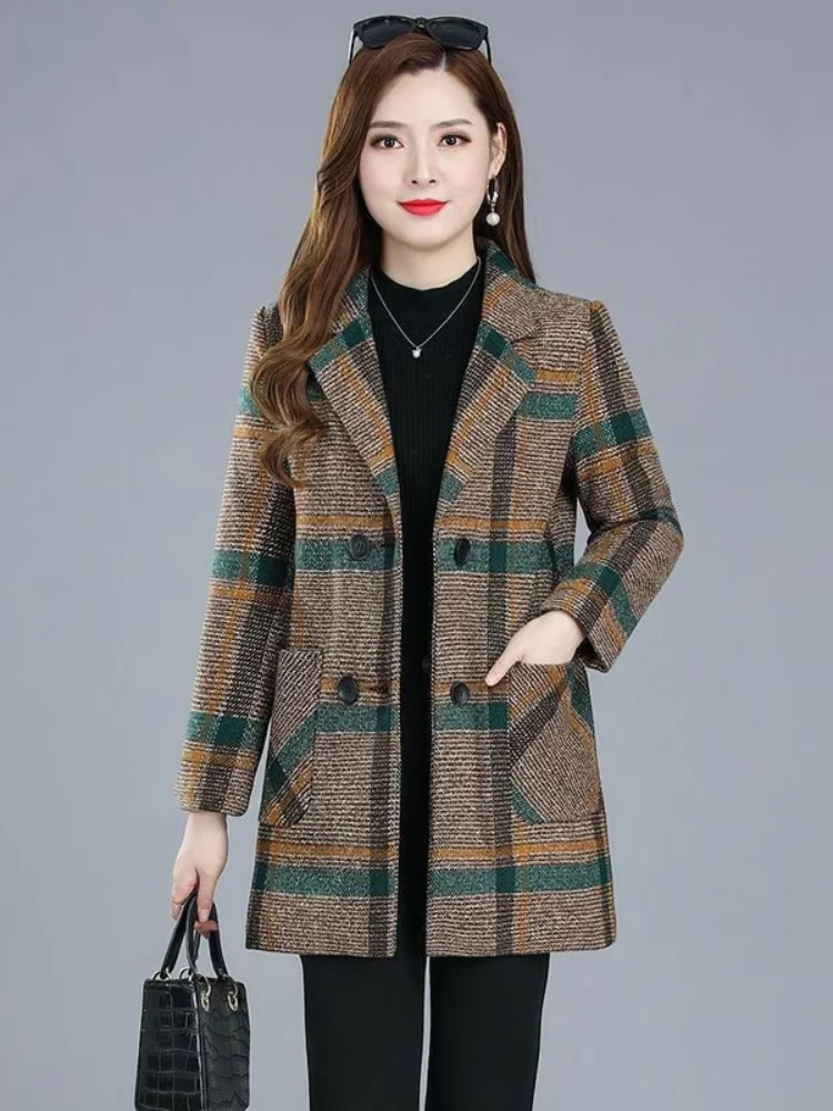 new-women's-suit-jaet-spring-autumn-sle-faionable-outerwear-mid-length-coat-for-middle-aged-women-plus-size-mom