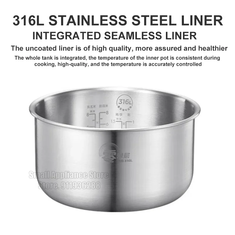 ميديا 220 فولت طباخ كهربائي ذكي متعدد الوظائف قابل للتعديل جهاز طهي الأرز 4L ل 2-6 أشخاص أجهزة المطبخ CN نسخة MB-RE476S