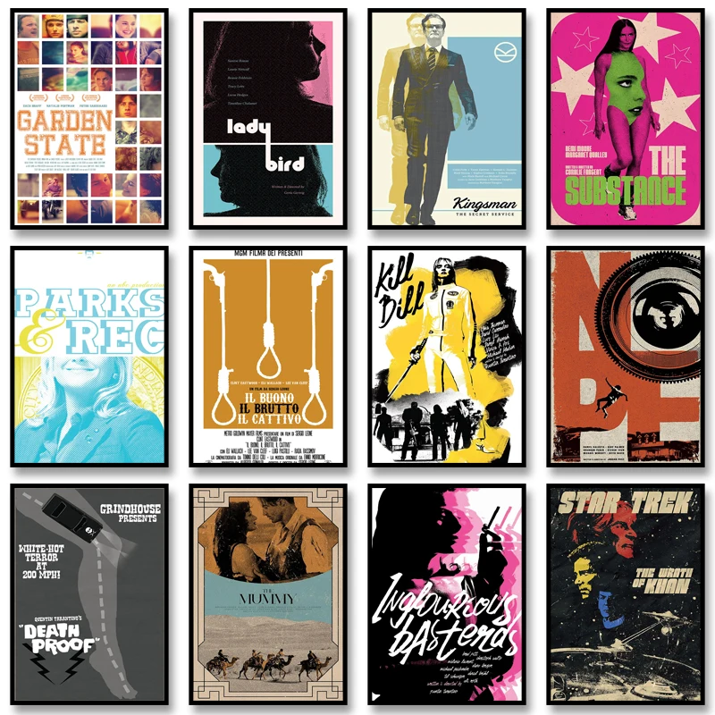 Classic Movie TV Series The Hateful Eight Fifth Element Death Proof Modern Home Wall Decor Painting Canvas Poster