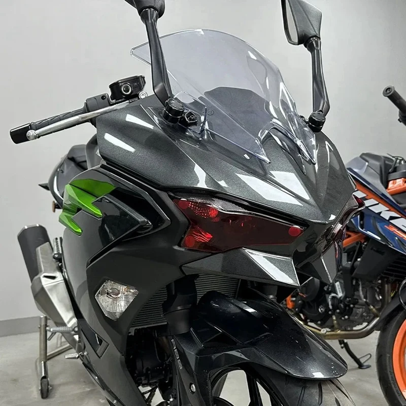 دراجة نارية الجبهة العلوي شاشة الحرس غطاء للعدسات درع حامي لكاواساكي نينجا 500 Ninja500 2024