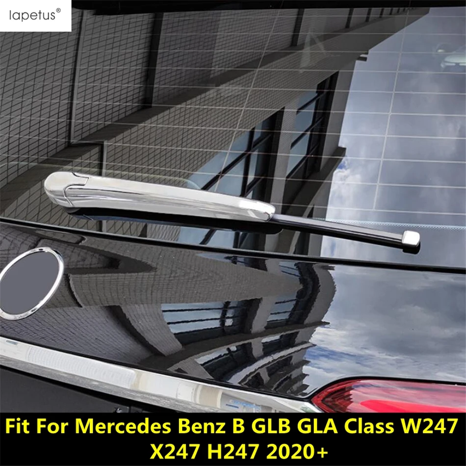 

Car Rear Tail Window Rain Wiper Decoration Cover Trim For Benz B GLB GLA Class W247 X247 H247 2020 - 2024 ABS Chrome Accessories