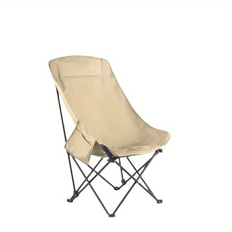 

Outdoor folding table and chair high back moon chair spring outing portable leisure home fishing chair camping picnic
