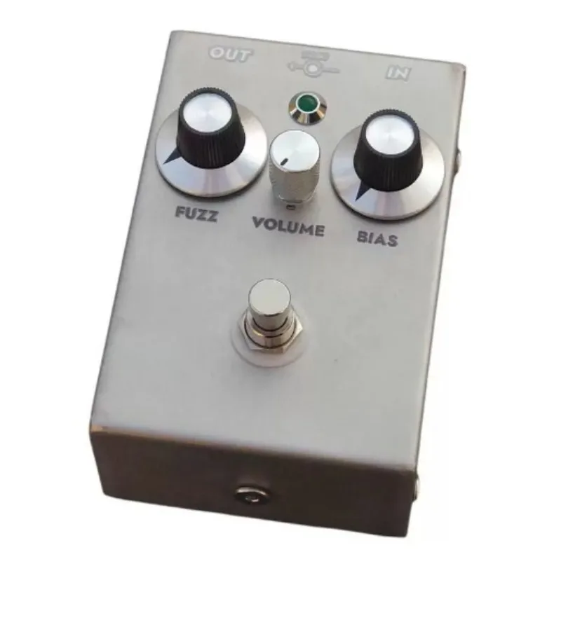 Swappable Germanium/Silicon Fuzz Pedal for Electric Guitar, Vintage Warmth/Clear Drive