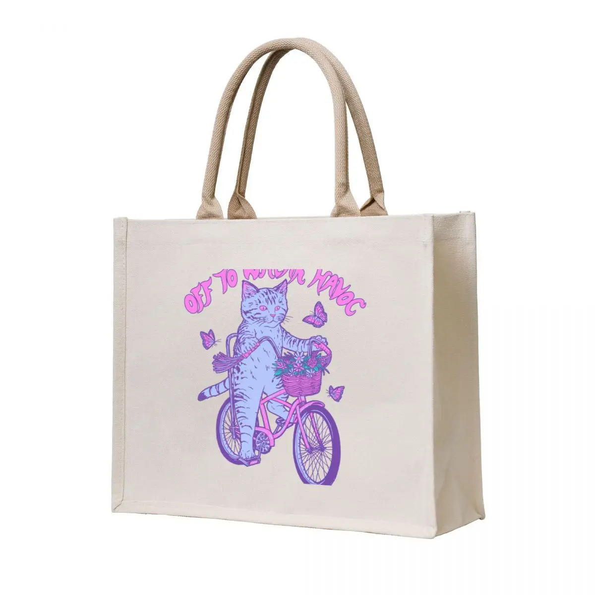 

Off To Wreak Havoc Tote Bag personalized tote Eco bag canvas tote bag