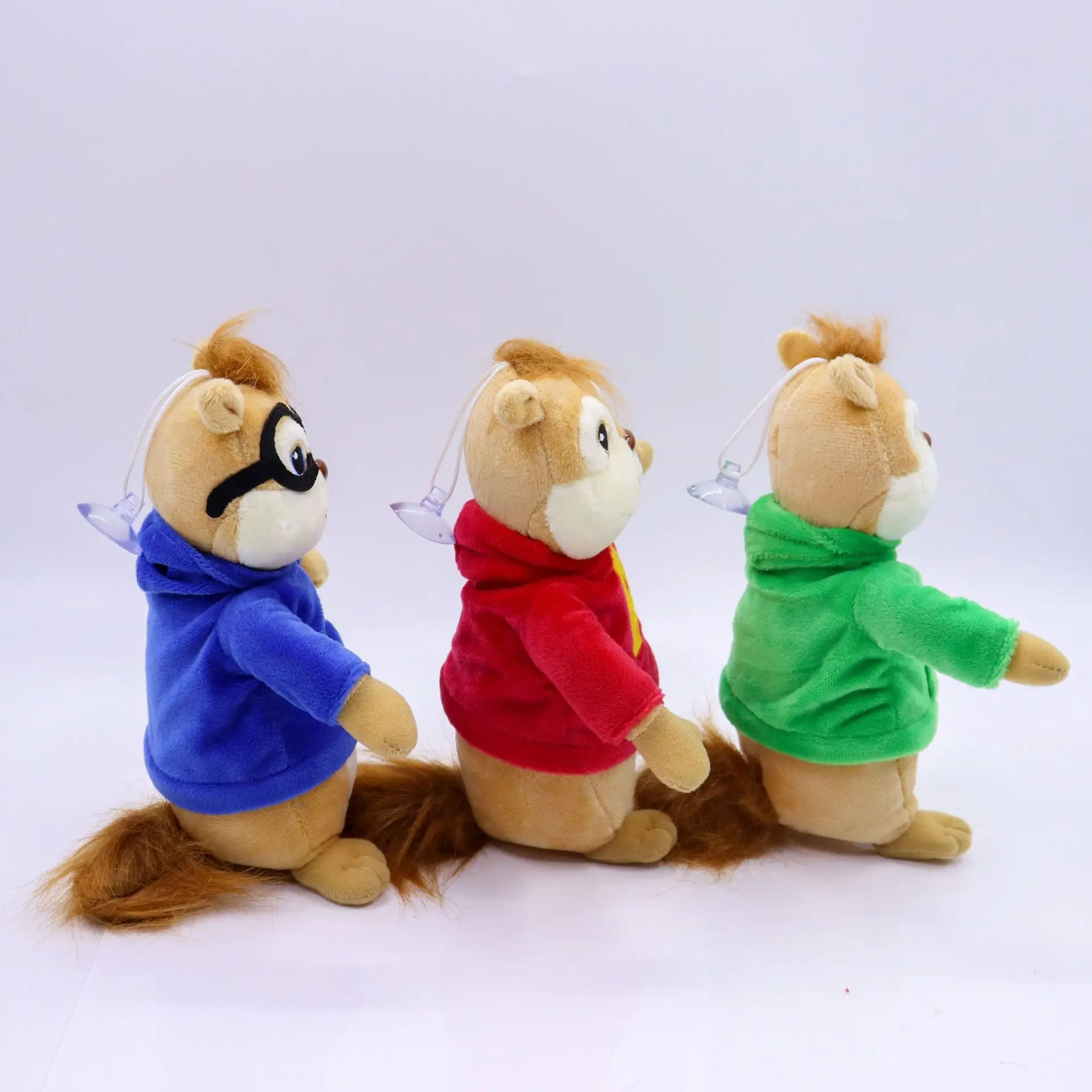 3Pcs/set Game Alvin and the Chipmunks Plush Toys 18cm Kawaii Fluffy Chipmunks Stuffed Animals Children Xmas Gift Gift for Kids