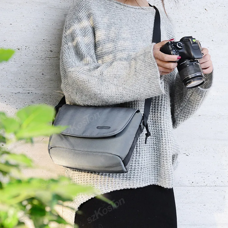 Universal Camera Bag Case Shoulder Messenger Bag Travel Case for Nikon Canon Sony DSLR SLR Mirrorless Cameras Waterproof