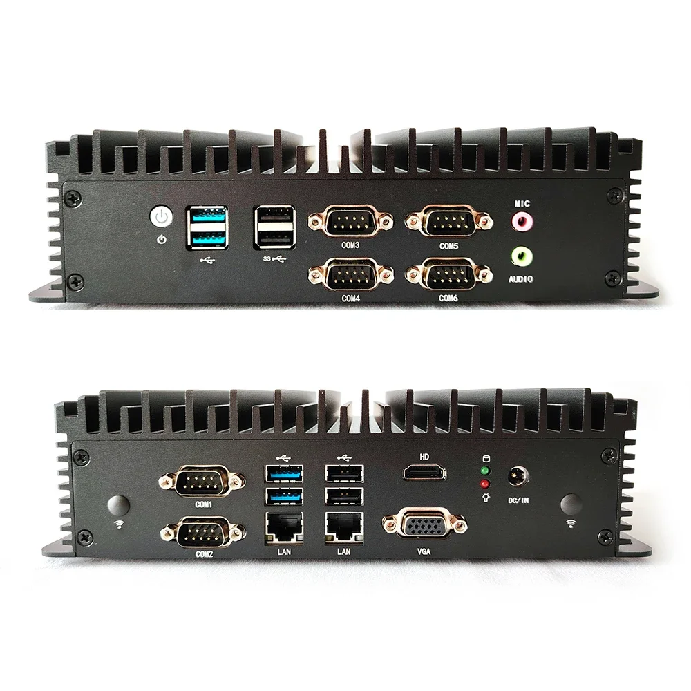 

Мини-компьютер Win7 8 10 11 Inux Core 13 15 7 N100 Mini Pc NA 128G 256G 512G Встроенная карта Промышленный мини-ПК