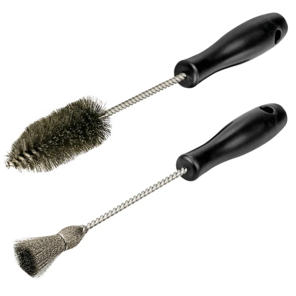 

2pcs Injector Sleeve Cup Bore Seat Cleaning Brush Kit Compatible with Ford Powerstroke 7.3L 6.0L 6.4L 6.7L 1994-2018