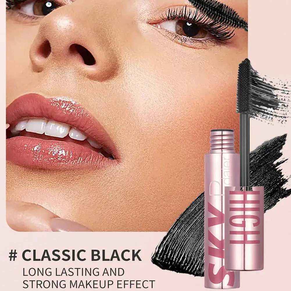 4D Silk Fiber Mascara Natural Curling Long Lasting Growth Fluid Lash Eyelash Tool Mascaras Non-Dizzy Makeup Extensions Sky Y2O1