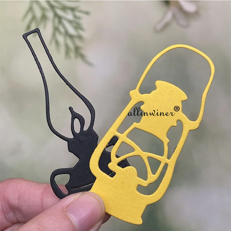 

Candlelight Lantern Metal Cutting Dies Stencils Die Cut for DIY Scrapbooking Album Paper Card Embossing