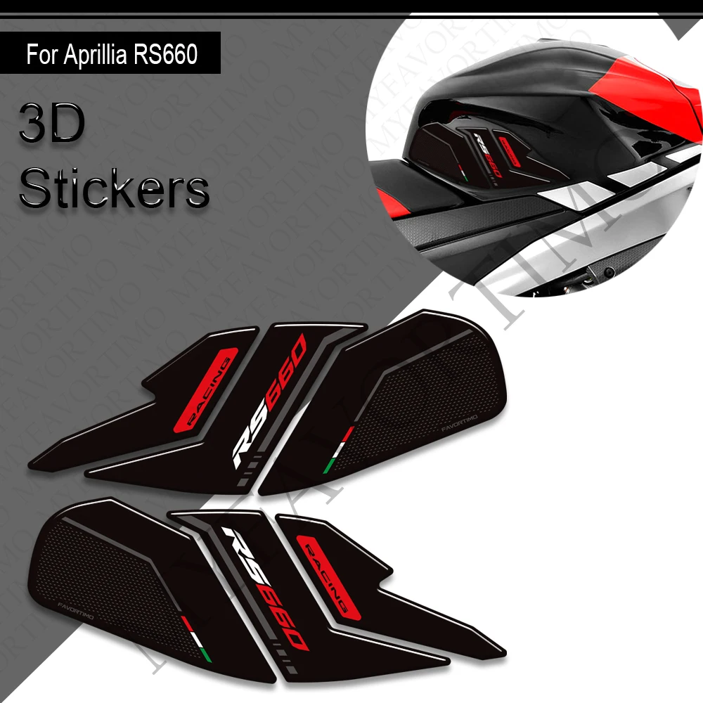 

For Aprilia RS660 RS 660 Protector Motorcycle Tank Pad Cap TankPad Grips Gas Fuel Oil Kit Knee Fairing Fender Stickers Decals