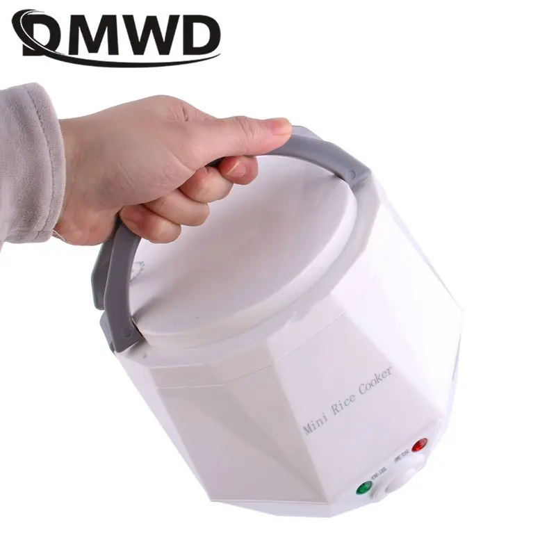 DMWD 1.3L мультиварка мини рисоварка 12 В/24 В для автомобиля/Грузовик путешествия Портативный Электрический горшок паром/ кипения/тушение суп для 2-3 человек