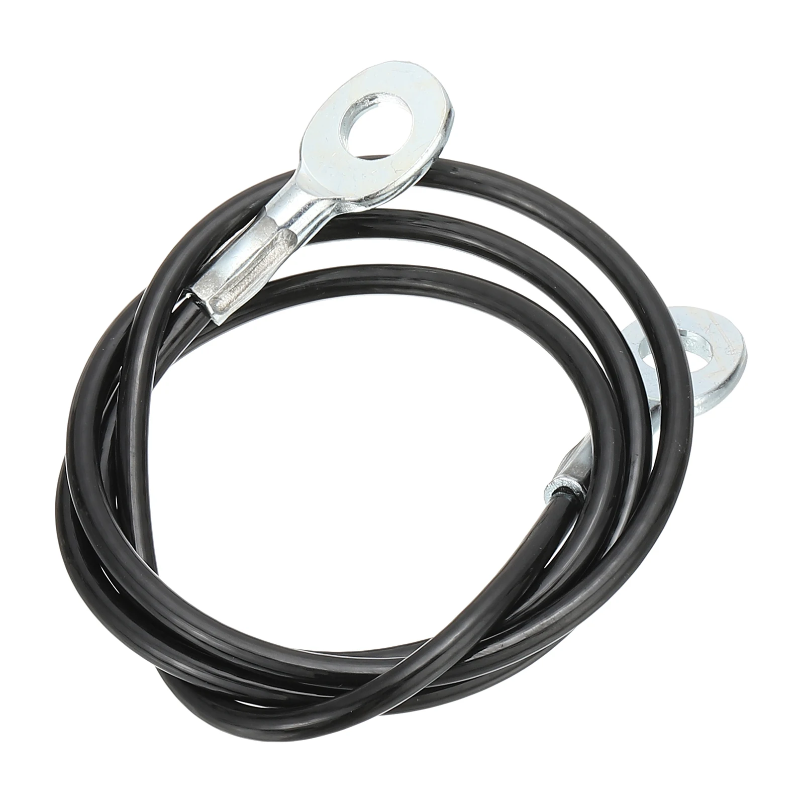 Pulley Cable Adjustable Fitness Cable Pulley System Replacement Thick 4mm Heavy Gym Cable Pulley Attachment for Home Cable Black