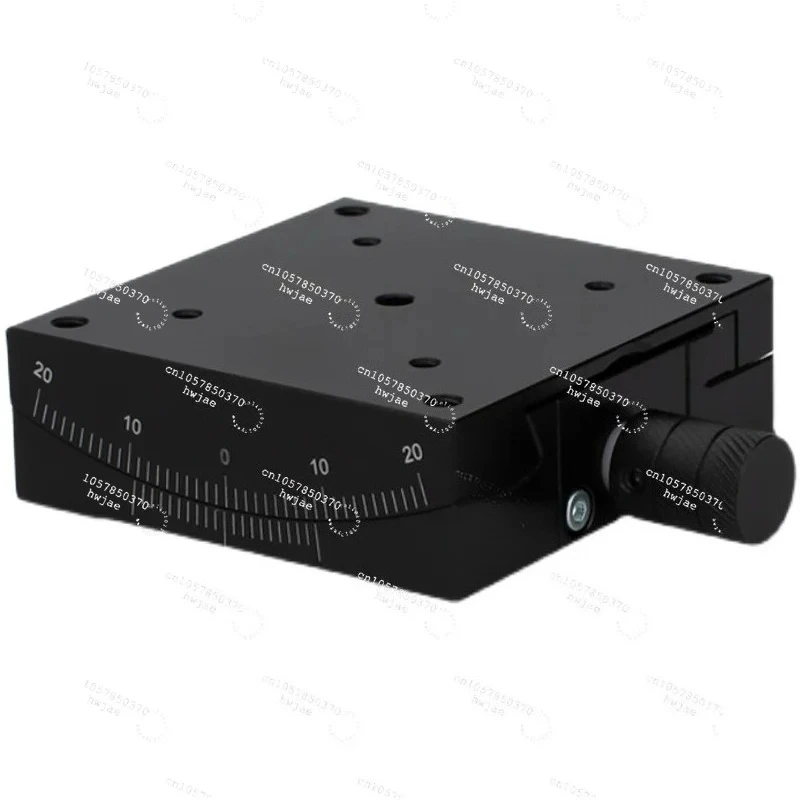 Curved Tilt Angle Table Arc‑shaped High Precision Manual Displacement Platform Adjustable Sliding Stage