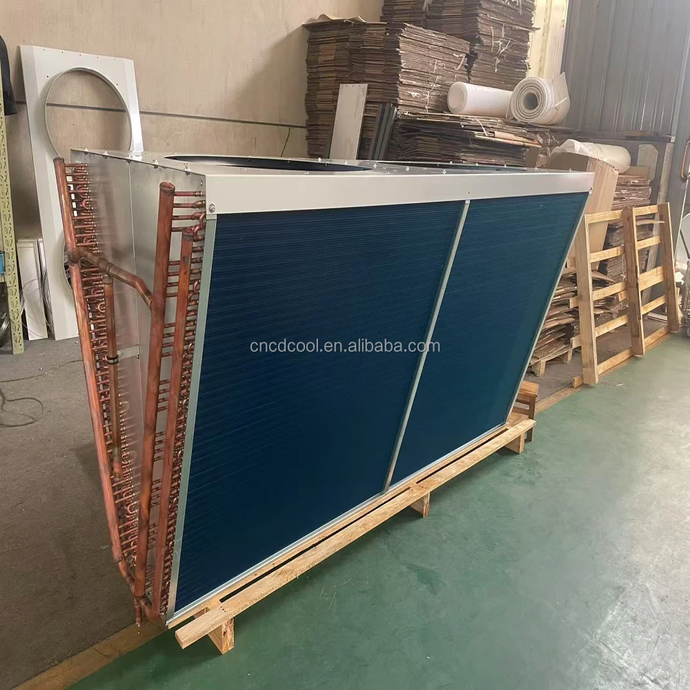 CHENDA Factory عالية الدقة V نوع مكثف تبريد الهواء سعر المصنع مبادل حراري فعال من حيث التكلفة #5