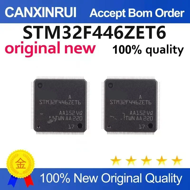 (5pcs-100pcs)Brand new original STM32F446ZET6 package LQFP-144 32-bit microcontroller MCU chip