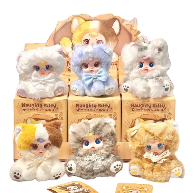 

Новый мм молочные конфеты озорной кот слепая коробка модная игрушка мода милое украшение для рабочего стола креативное украшение фестиваль коллекции подарков