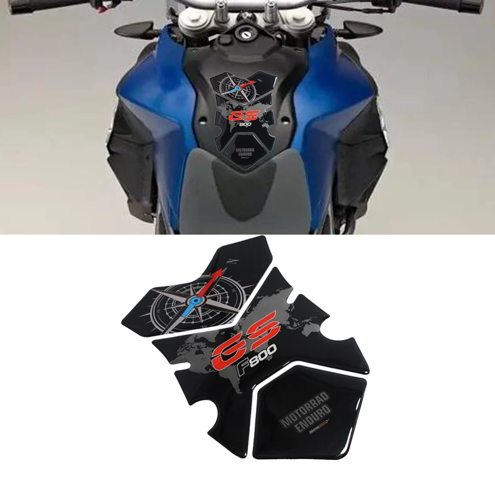 3D Motorcycle Tank Pad Protector Decal Stickers Case for BMW F800GS F800 GS 2008-2015