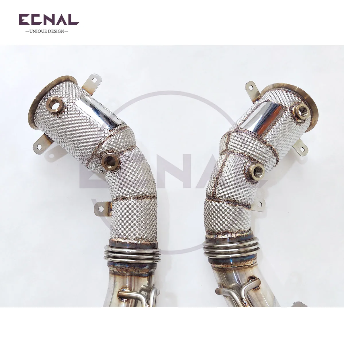 

Выхлоп Ecnal для Mclaren 540c 570s 570gt, высокое качество SS304, спортивная изоляция против тепловой выхлопной трубы