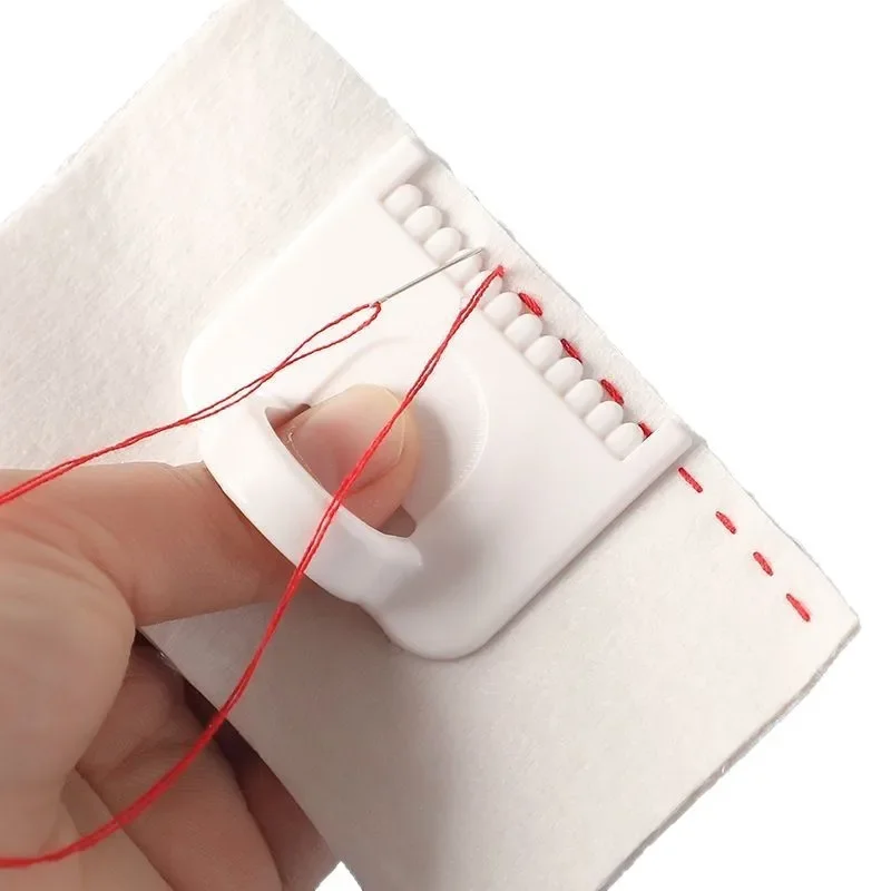 2pcs Sewing Guide Template Kit for Consistent Stitches – 3mm Spacing Precision Sewing Tool for Fabric Embroidery & Leathercraft