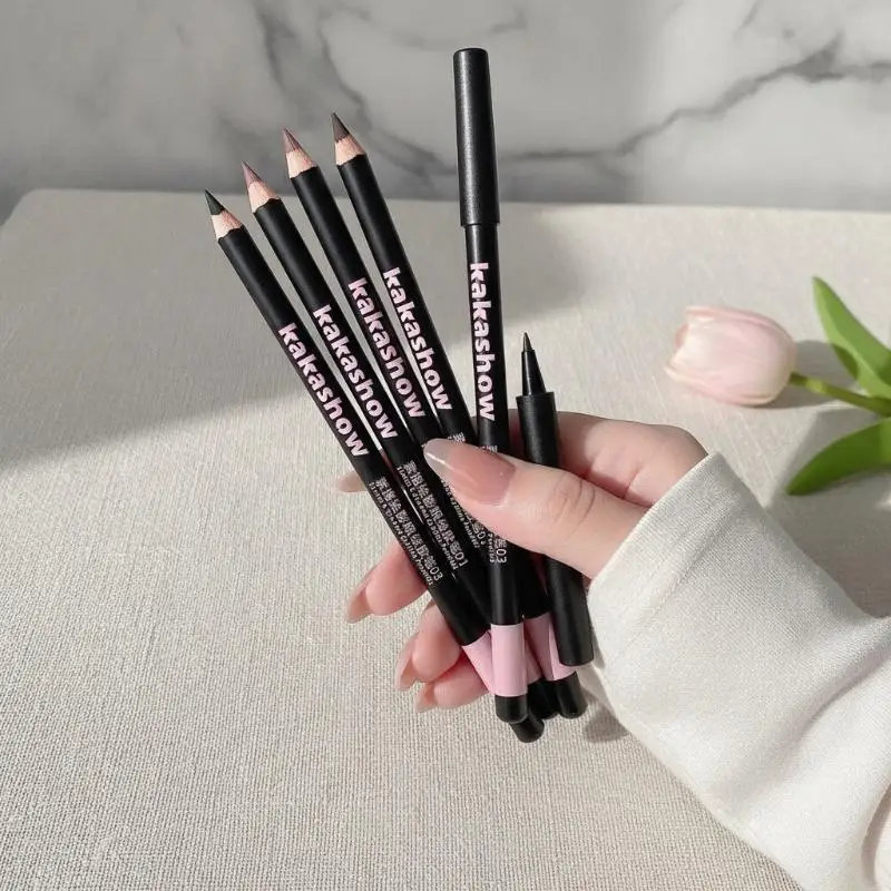 Eyeliner Pencil Waterproof Sweat Proof Smooth Glide Long Lasting Smudge Proof for Beginner Outdoor Activity Use