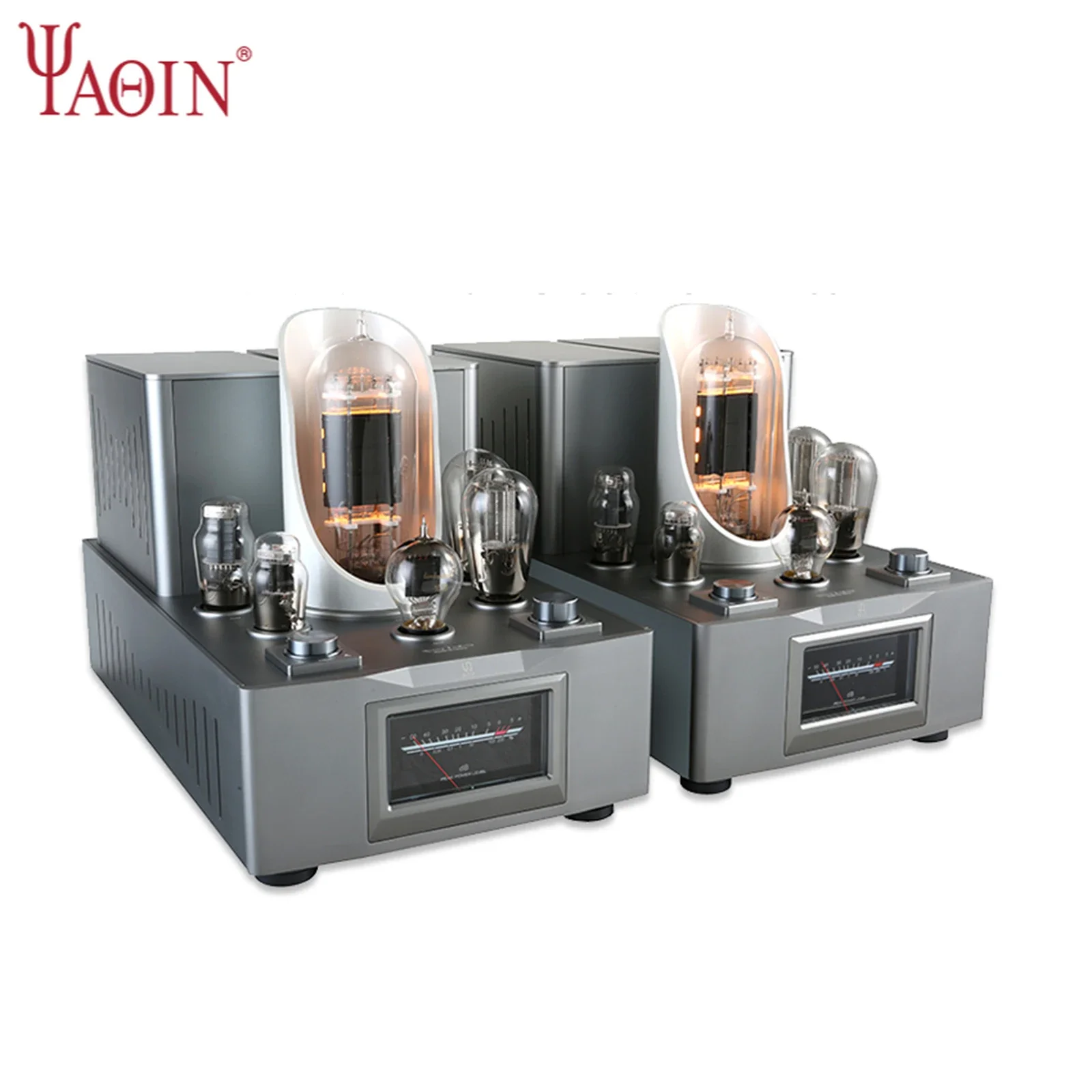 Yaqin Mono Split Tube Amplifier Set, Frente e Traseiro, Classe A, Single-Ended, Vendas Diretas de Fábrica, MS-212T