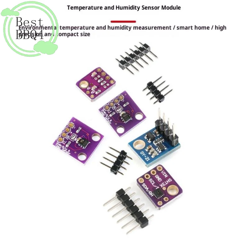 (BBQ4)SHT31 SHT30 Temperate SHT31-D Humidity Sensor Module Microcontroller IIC I2C Breakout Weather 3V 5V Compliant FOR ARDUONO