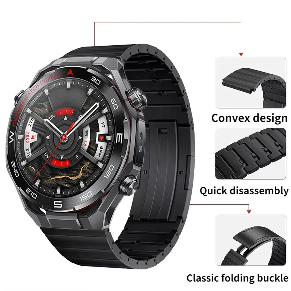 Titanium Alloy Strap for Huawei Watch Ultimate 2 GT Runner 2 GT6-5 Pro 46mm Metal Comfortable Bracelet Huawei 5 GT6-5-4-3 46mm