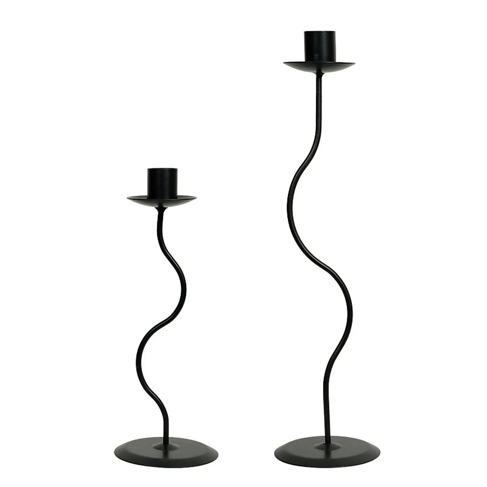 Metal Candlestick Taper Candle Holder Versatile for Wedding Reception Sturdy