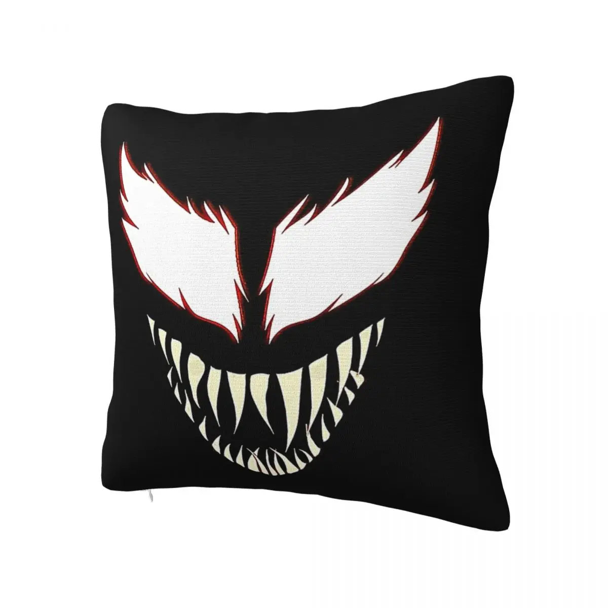 Forget Symbiote. There Is Only Carnage Square Pillow White Square pillow