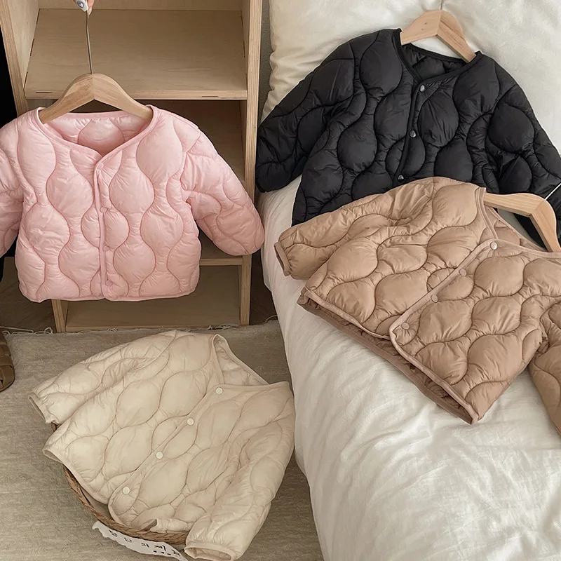 

Children's Down Cotton Liner Short Cotton Clothes Children's Autumn and Winter Cotton Clothes