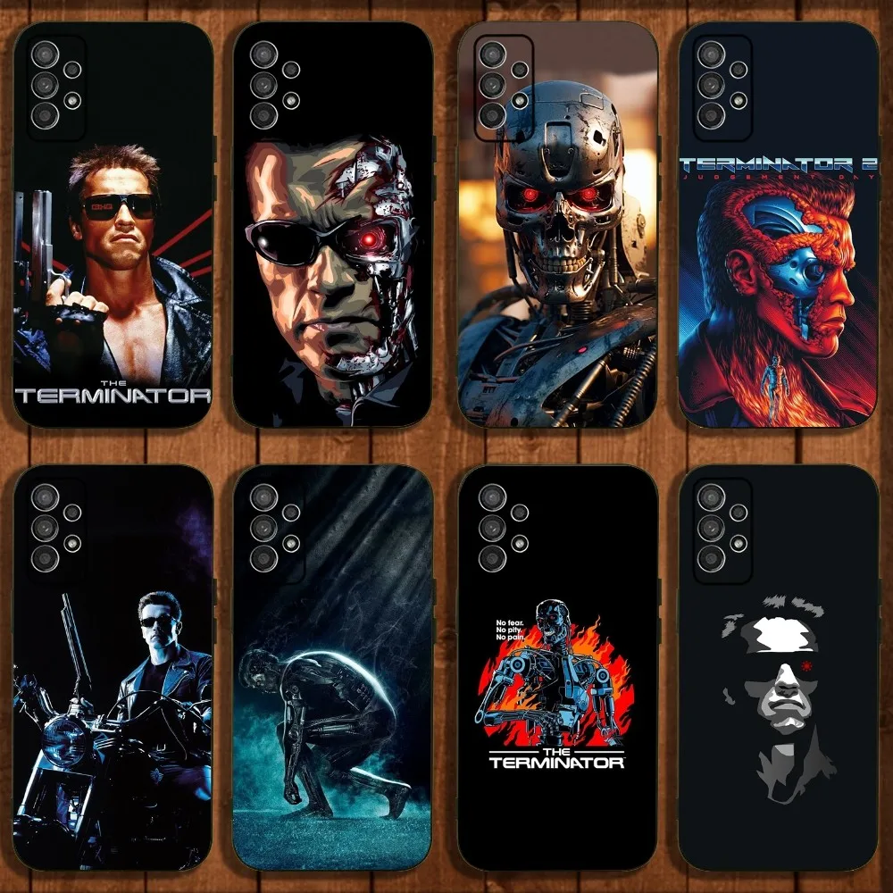 

Movie The T-Terminator Phone Case For Samsung Galaxy A13,A21s,A22,A31,A32,A52,A53,A71,A80,A91 Soft Black Cover