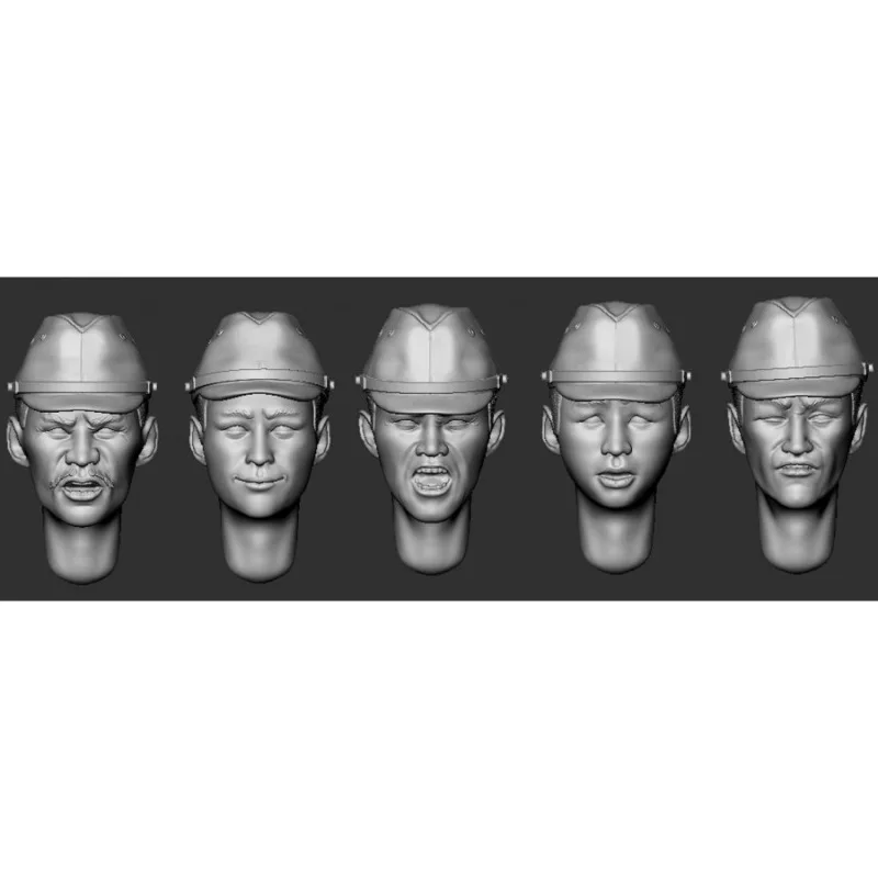 1/35 Scale die-casting resin head model kit, soldiers Head,miniature toy, unassembled and unpainted, 013X Free Shipping