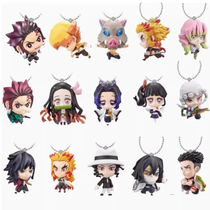 

Demon Slayer Blade Charm Tanjiro My Wife Zenyi Model Hand-made Pendant Movable Doll Children's Toy PVC material