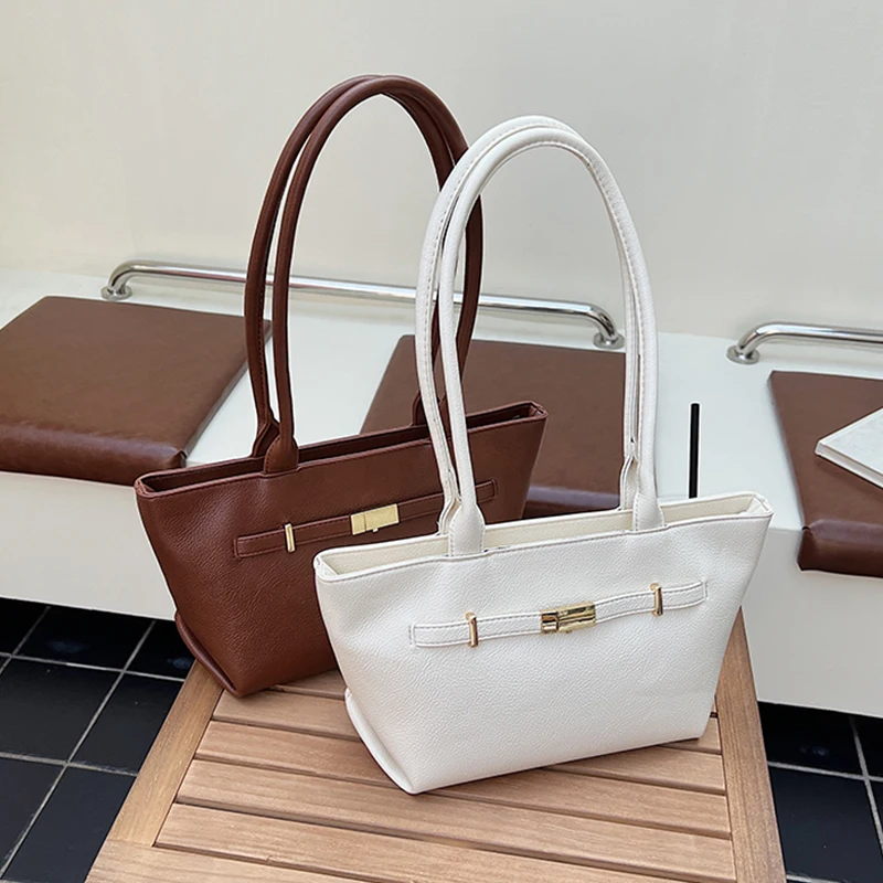 

High-end Textured Women Shoulder Bags Fashion Versatile Large Capacity Underarm Bag Female Commuter Handbags