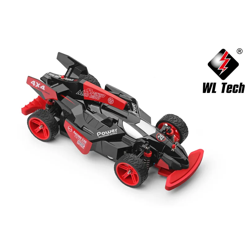 WLtoys-brinquedo do carro do controle remoto para meninos, Fórmula F1 Racing Drift, Rally de alta velocidade, 184012, XK, 1:18, 2.4G, motor da escova 390, presente