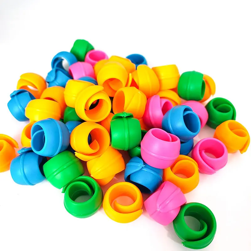 10Pcs Colorful Spool Huggers Bobbin Clamps Holders Keep Thread Spools From Unwinding Peels New Dropshipping Threads Sewing Tool