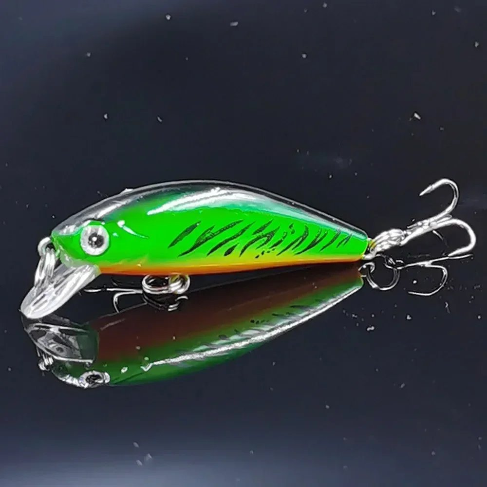 미노우 낚시 루어 워블러 싱킹 플라스틱 하드 미끼 크랭크베이트, 배스 파이크 낚시 태클용 Isca 인공 루어, 5.5cm, 6g, 1 개