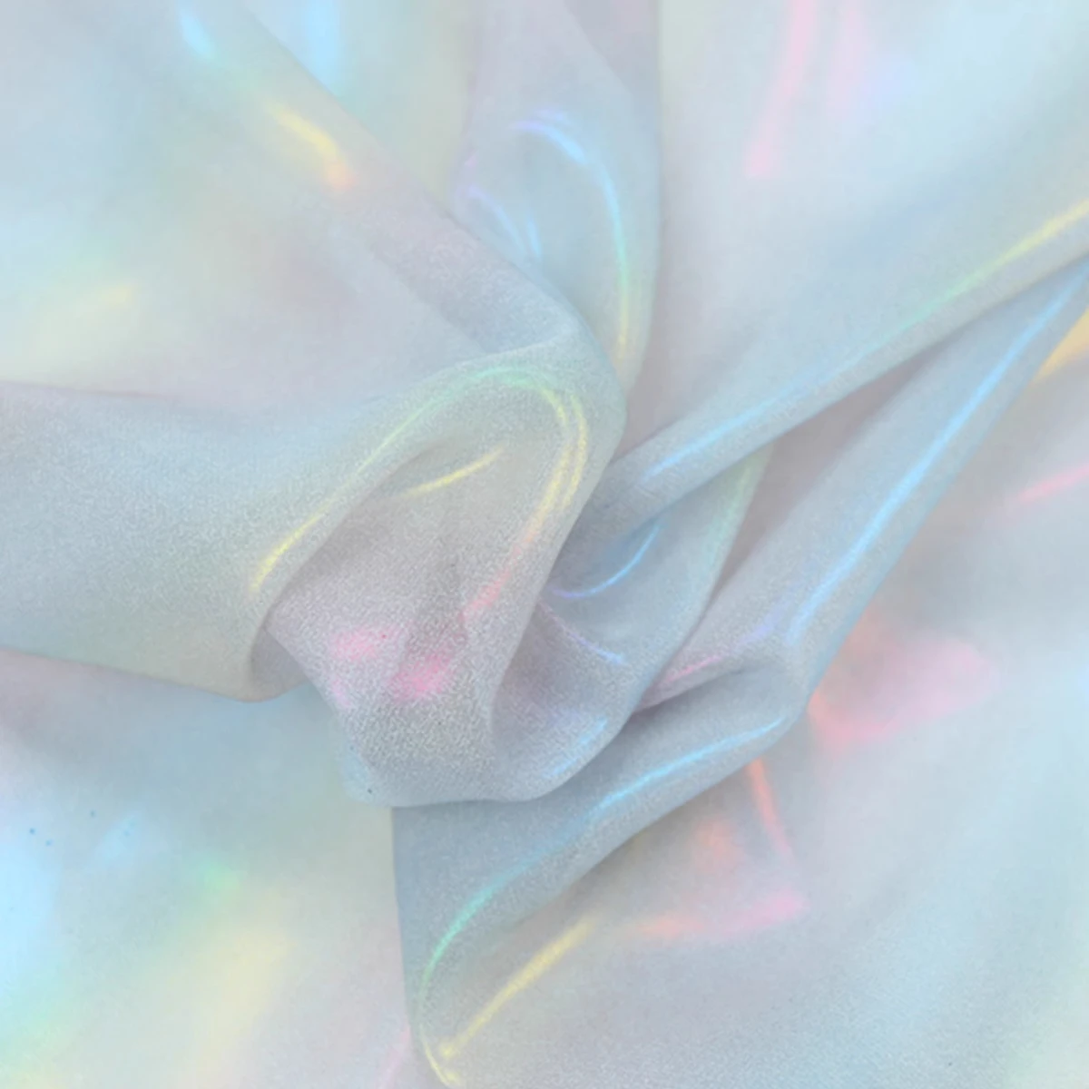 30D Rainbow Coloured Gradient Chiffon Fabric Sheer Tulle Fabric for Dress, Background Decor, Sold by Meter