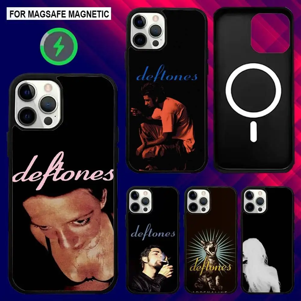 

Band D-Deftones Phone Case For iPhone 16e,16,15,14,13,12,11,Plus,Pro,Max,Mini Magsafe Magnetic Wireless Charging
